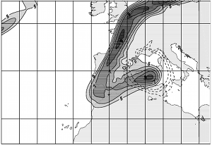 A deep cyclone of African origin over the Western Mediterranean: Diagnosis and Numerical Simulation