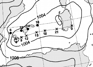 Numerical diagnosis of a small, quasi-tropical cyclone over the Western Mediterranean: Dynamical vs. boundary factors