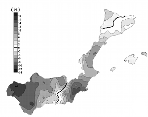 An estimate of the effects of climate change on the rainfall of Mediterranean Spain by the late 21st century