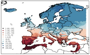 A quantile–quantile adjustment of the EURO-CORDEX projections for temperatures and precipitation